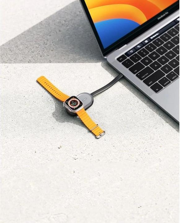 Actual product image Veger Power bank powerbank 1200 mAh for watch compatible with Apple Watch Pomme (W0102) black (1200 mAh, 2.50 W)