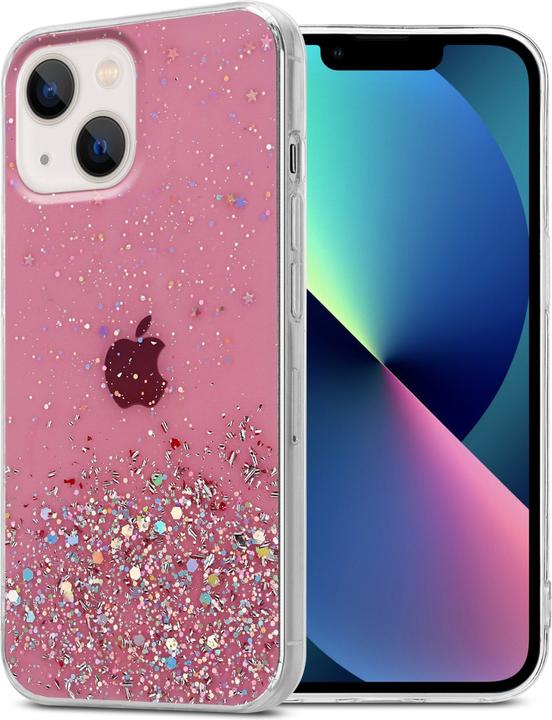 Produktbild Cadorabo Hülle für Apple iPhone 14 im TPU funkelnder Glitter Style (Apple iPhone 14)
