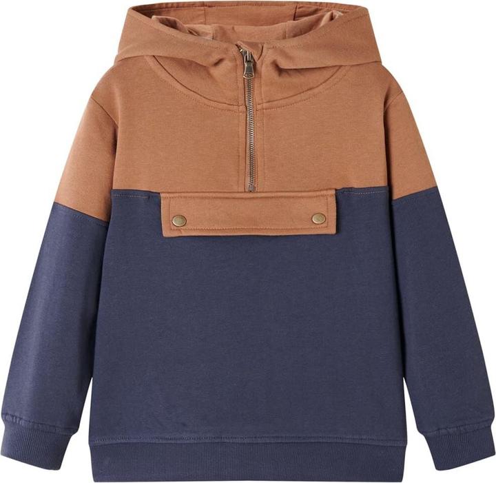 Image du produit VidaXL Sweat à capuche mi-zip pour enfant (128)