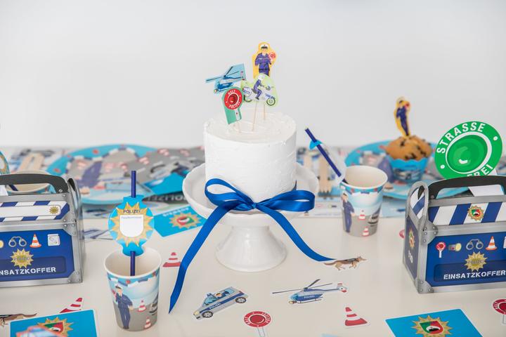 Immagine prodotto DH-Konzept Ciondolo da soffitto della polizia Buon compleanno