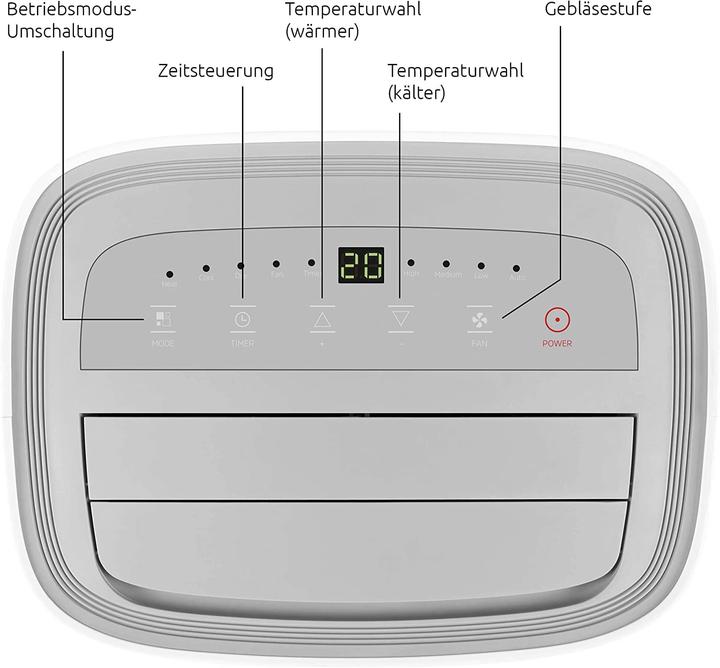 Image du produit TechniSat Climatiseur mobile TechniPolar 2 S (25 m², 9000 BTU/h)