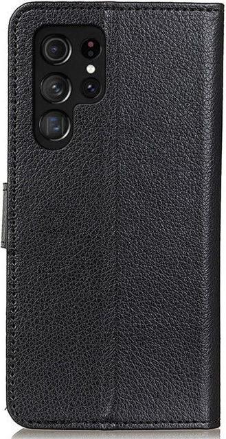 Actual product image MU Classic Litchi Leather Bookcover Series (Samsung Galaxy S24 Ultra)