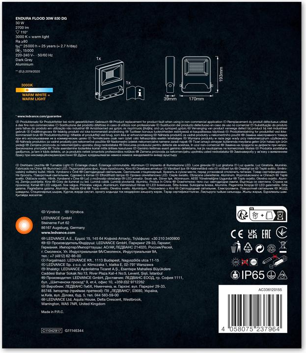 Image du produit Ledvance Endura Flood (2700 lm, IP65)