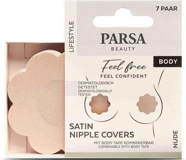 Parsa Beauty Parsa - Satin Nipple Covers 7 pcs - Nude
