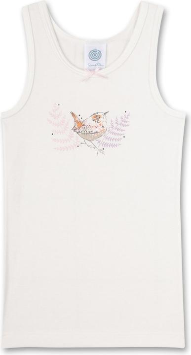 Sanetta Mädchen Unterhemd Off White Little Birdie