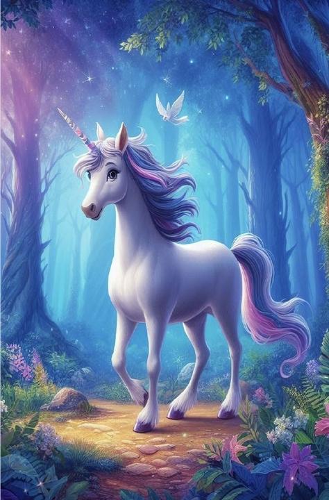 Diary:Tagebuch Einhorn im Zauberwald (Harter Einband, Deutsch)