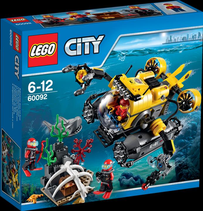 Immagine prodotto LEGO Sottomarino di profondità (60092, LEGO City)