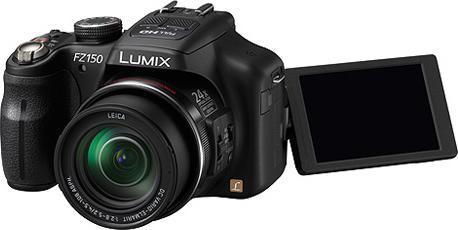 Produktbild Panasonic Lumix FZ150, 12MP, 24xZoom, FullHD, 3D, Schwarz