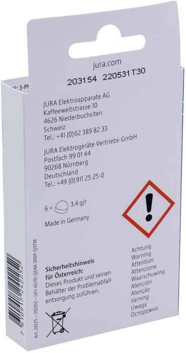Produktbild Jura 3-Phasen-Reinigungstabletten