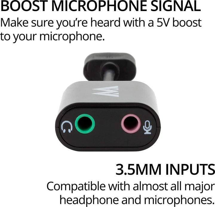 Actual product image Antlion USB sound card (USB)