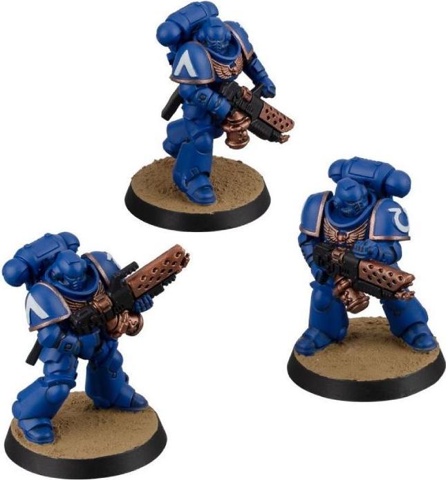 Image du produit Games Workshop Warhammer 40k - Citadel Space Marines Inferno Paint Set (Kit de peinture infernale) (Matières plastiques)