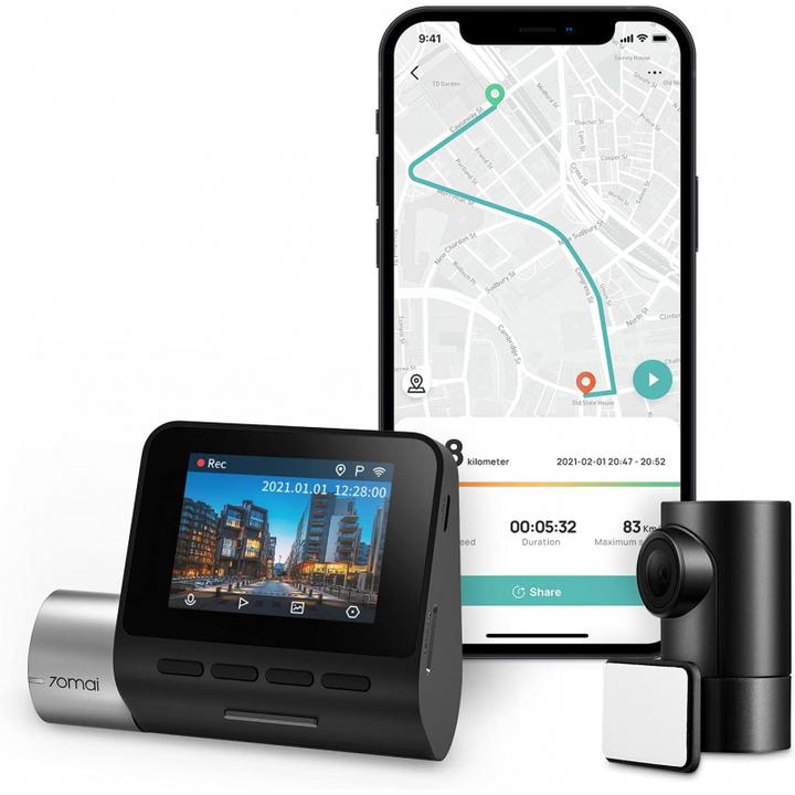 Immagine prodotto 70mai a500s (Display integrato, Microfono incorporato, Visione notturna, Ricevitore GPS, QHD)