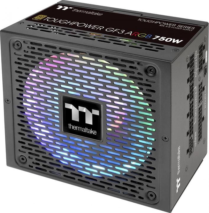 Thermaltake ToughPower GF3 ARGB 750W EU Gold Voeding ATX 3.0 80+ Gold PCIe 5.0 (750 W)