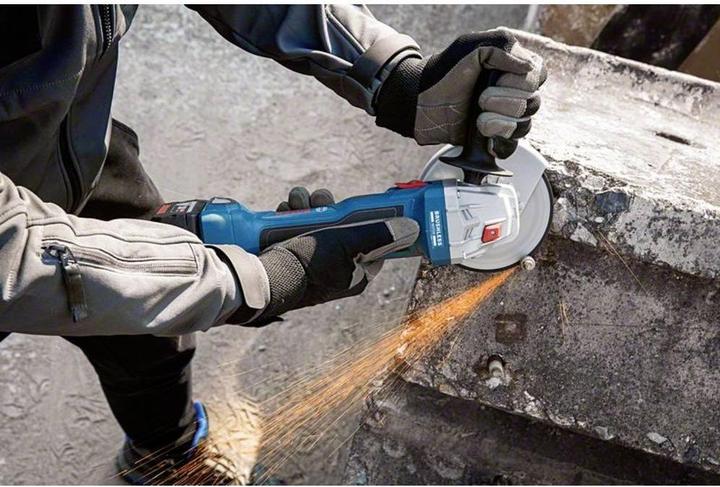 Actual product image Bosch Professional Combo kit set with 3 18V tools: GSB 18V-45, GDX 18V-200, GWS 18V-7, 2x 5.0Ah