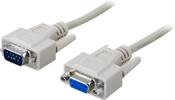 Produktbild Deltaco Kbl förl DB9m-f 15m (15 m)