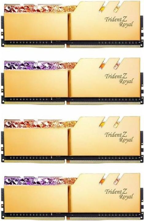 Produktbild G.Skill Trident Z Royal (4 x 32GB, 3200 MHz, DDR4-RAM, DIMM)