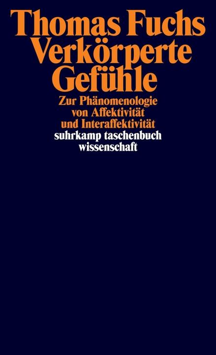 Actual product image Verkörperte Gefühle (German, Thomas Fox, 2024)