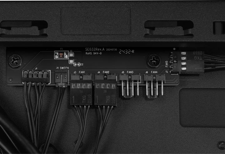 Produktbild ASUS Case PROART PA401 WOOD TG PWM BLACK (ATX)