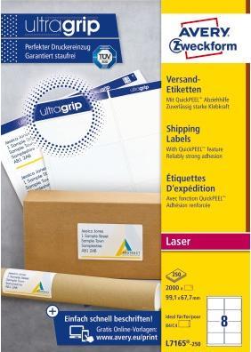 Produktbild Avery Versandetiketten blickdicht