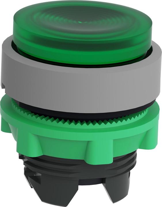 Actual product image Schneider Electric Illuminated pushbutton, front, grooved, ZB5AW133SC0