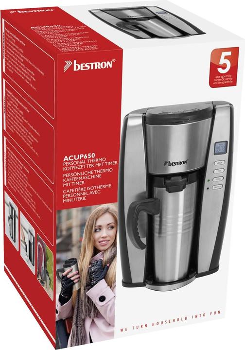 Produktbild Bestron Persönliche Thermo-Kaffeemaschine mit Timer