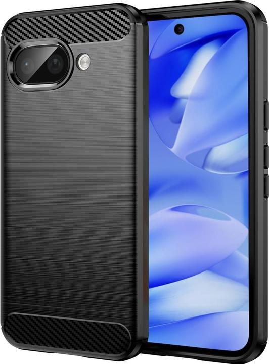 Screenguard Carbon Brushed Soft TPU Hülle (Google Pixel 9a)