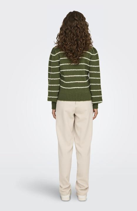 Produktbild JdY Normal geschnitten Hoch geschlossen Lange Bündchen Puffärmel Pullover Strickpullover (XL)