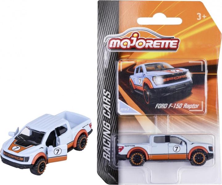 Actual product image Majorette Ford F-150 Raptor, blue orange