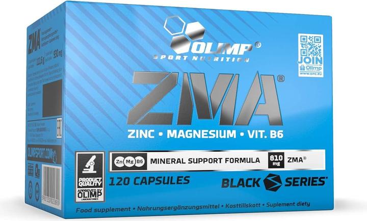 Image du produit Olimp Sport Nutrition ZMA (T-Activation) 120 Caps (120 pièce(s), Capsules, 111.60 g)