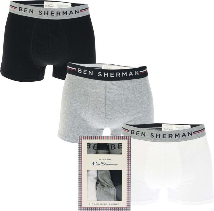 Image du produit Ben Sherman - Boxers ROMAN - Homme (S, Lot de 3)