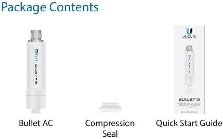 Produktbild Ubiquiti Bullet AC (433 Mbit/s)