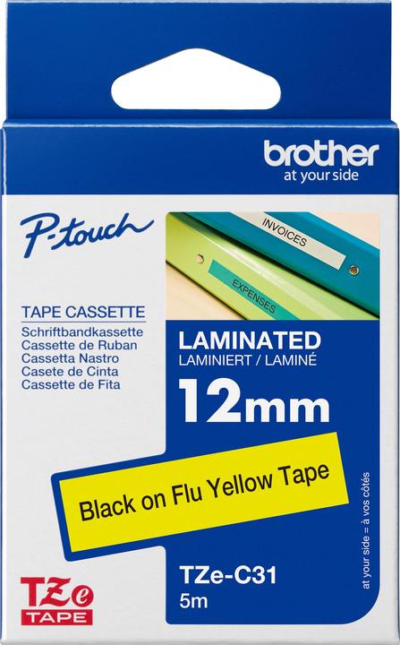 Produktbild Brother Tze-C31 (1.20 cm, Schwarz)