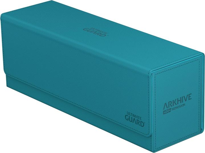 Actual product image Ultimate Guard Card Box XenoSkin Arkhive Monocolor 400+ Petrol Blue