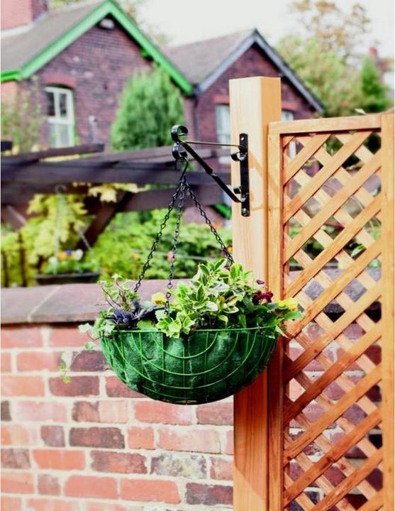 Actual product image Jensen Steel hanging basket holder