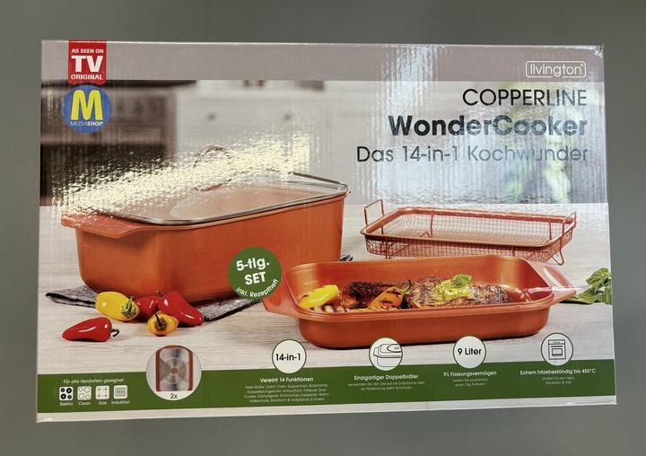 Produktbild Livington Copperline Wonder Cooker (Bräter + Schmortopf, Aluminium)