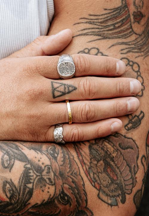 Produktbild Haze & Glory Ring Bandring - Zion Schmales Design 925 Silber (60, 925 Silber)