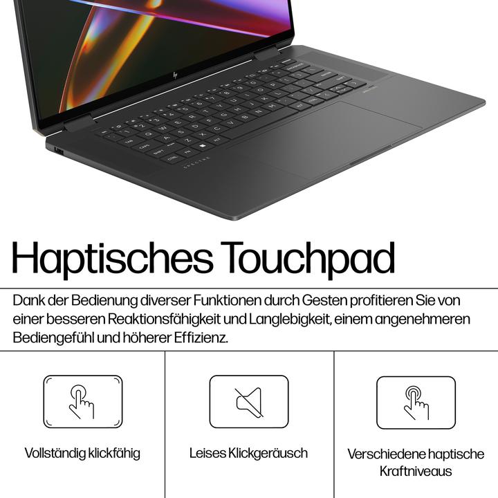 Produktbild HP Spectre x360 (16", Intel Core Ultra 7 155H, 32 GB, 1000 GB, DE)