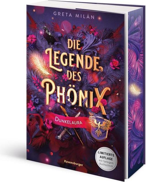 Actual product image Ravensburger Die Legende des Phönix, Band 1: Dunkelaura (German, Katt Phatt, Greta Milán, 2023)