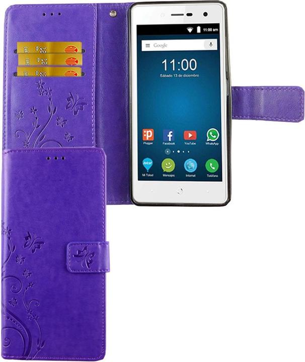 Produktbild König Design Hülle Handy Schutz für ZTE Blade L7 Case Cover Tasche Wallet Etui Handyhülle Neu (ZTE Blade L7)