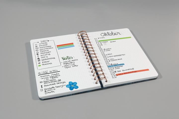 Image du produit Sigel Spiral Book Jolie (A5, Pointillés, Couverture rigide)