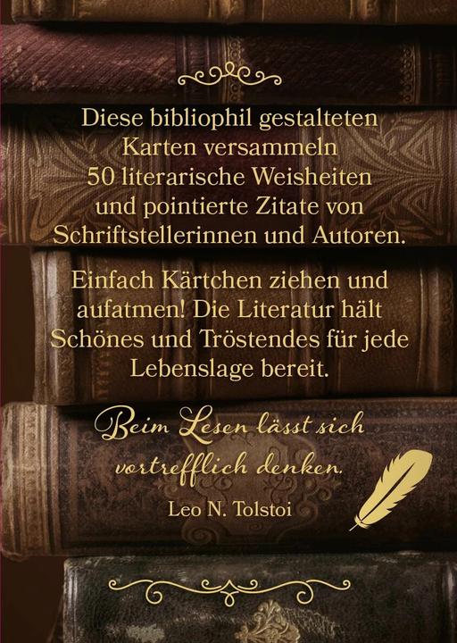Produktbild Kleine Literaturapotheke (Deutsch, 2023)