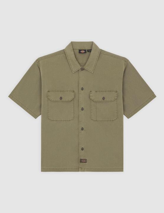 Produktbild Dickies Unionville Gd Work Shirt Ss Military Gr (XS)