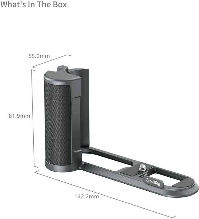 Actual product image SmallRig L-Shape Mount Plate with Handle for Leica Q3 4568 (Grip)