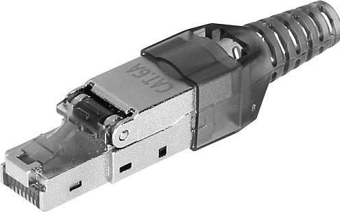 Actual product image EGB RJ45 CAT 6 A network plug shielded (Network cable plug)