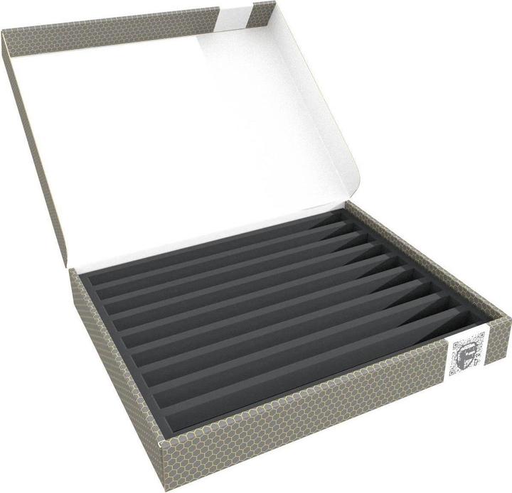 Feldherr FSLB040P29 - Storage box FSLB040 for model railway locomotives, wagons and rolling stock - 9 Ste (Plastic)