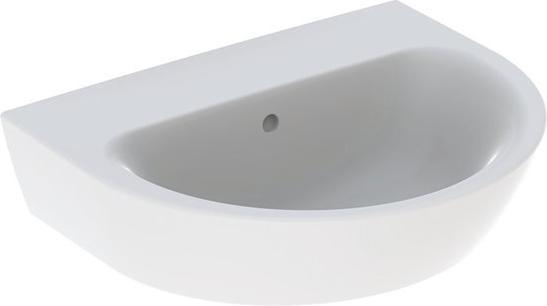 Actual product image Geberit Renova washbasin, without tap hole, with overflow, width: 55cm (200 mm, 550 mm)