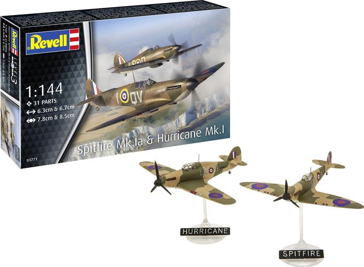 Actual product image Revell Supermarine Spitfire Mk.Ia & Hawker Hurricane Mk.I