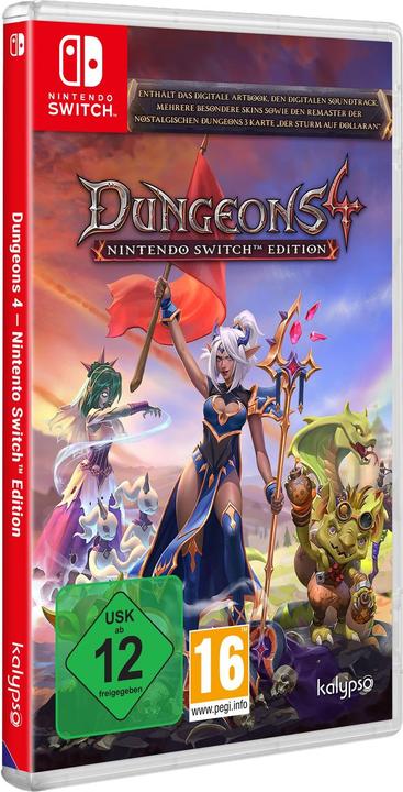 Image du produit Dungeons 4 - Édition Deluxe (Switch, EN)
