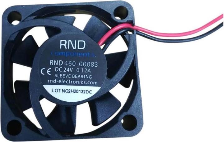 Actual product image RND Components Axial fan DC 40x40x10mm 24V 20.8m³/h (40 mm)
