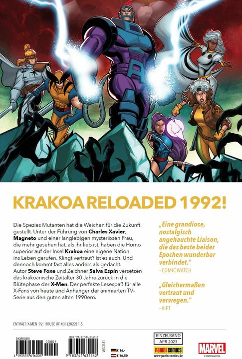 Actual product image Panini X-Men 92: House of XCII - Back to the Future (German, Salvador Espin, Steve Foxe, 2023)